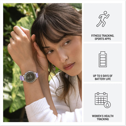 Garmin Lily 2 Active, 38mm GPS smartwatch, Cream Gold