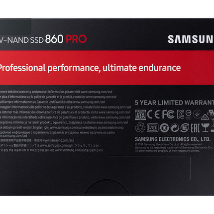 Samsung 860 PRO 512GB 2.5-inch SATA III SSD with MLC NAND and DRAM Cache