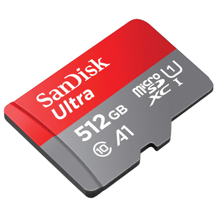 SanDisk Ultra 512GB microSDXC UHS-I U1 A1 Up to 120MB/s Read Memory Card