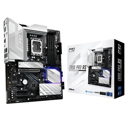 ASRock Z890 Pro RS Z890 LGA 1851 ATX DDR5 PCIe 5.0 Desktop Motherboard