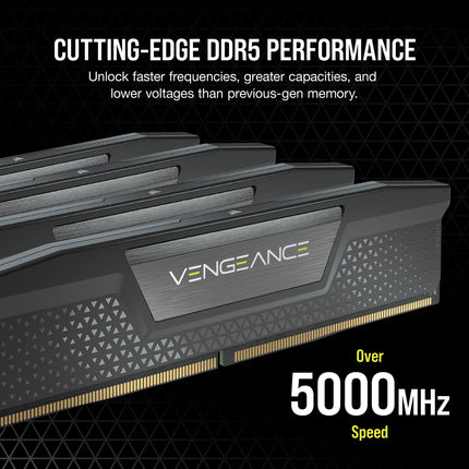 Corsair Vengeance 64GB DDR5 RAM 4800MHz CL40 2 x 32GB Desktop DIMM Kit