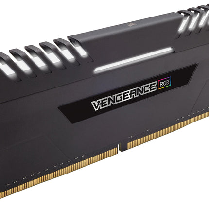 CORSAIR VENGEANCE RGB 16GB (2x8Gb) DDR4 2666MHz CL16 Desktop RAM Kit Black