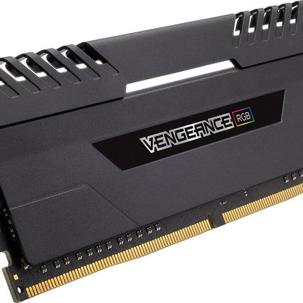 CORSAIR VENGEANCE RGB 16GB (2x8Gb) DDR4 2666MHz CL16 Desktop RAM Kit Black