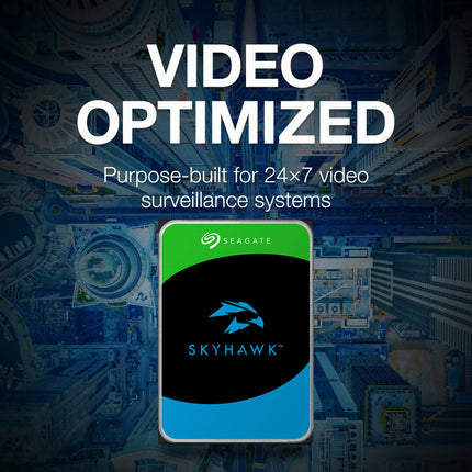 Seagate SkyHawk 6TB 3.5-inch SATA Surveillance HDD, 5400 RPM, 256MB Cache