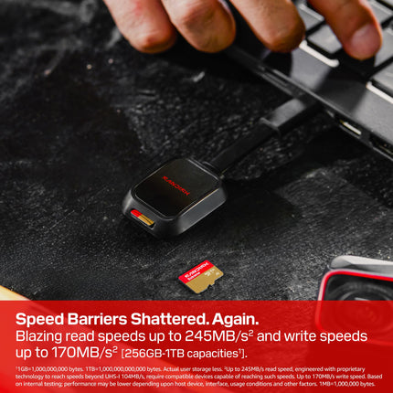 SanDisk Extreme 2TB microSDXC UHS-I U3 V30 A2 140MB/s Write Memory Card