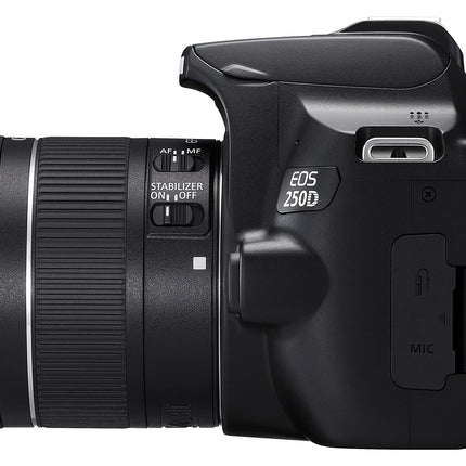 Canon EOS 250D + Canon EF-s 18-55mm f/4-5.6 IS STM Lens - Black