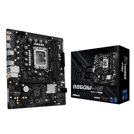 ASRock B860M-H2 Intel B860 LGA1851 DDR5 Micro-ATX Motherboard Core Ultra
