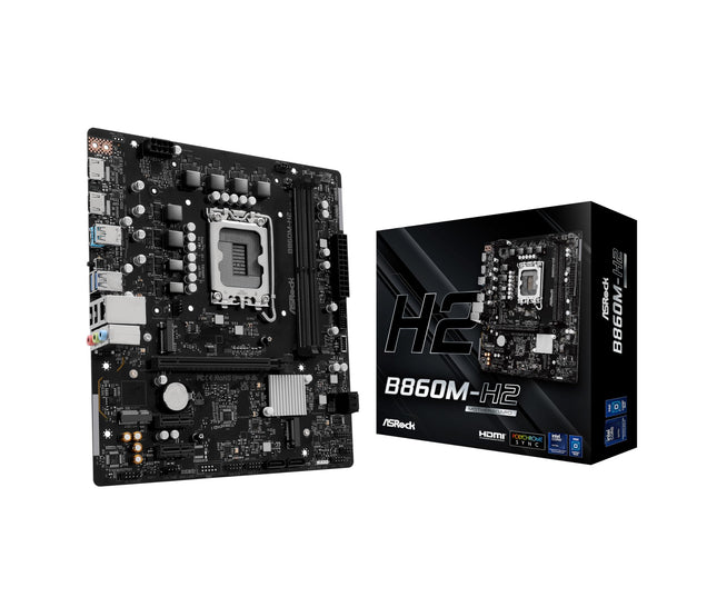 ASRock B860M-H2 Intel B860 LGA1851 DDR5 Micro-ATX Motherboard Core Ultra
