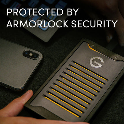 SanDisk Professional G-DRIVE ArmorLock SSD 4TB External SSD 1000MB/s Black