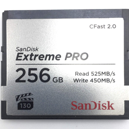 SanDisk Extreme PRO 256GB CFast 2.0 Memory Card VPG 130 525MB/s Read for 4K