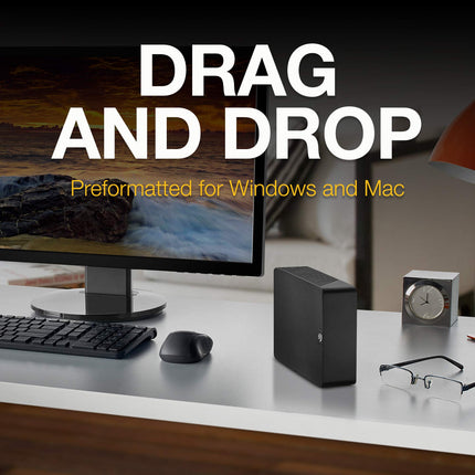 Seagate Expansion 22TB Desktop External HDD USB 3.0 with Rescue Service