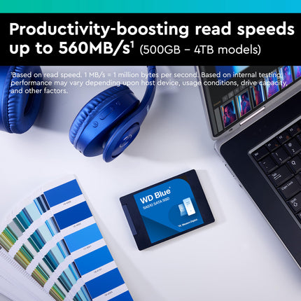 Western Digital WD Blue SA510 2TB 2.5-inch SATA SSD 560/520 MB/s Internal