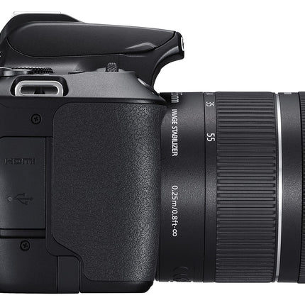 Canon EOS 250D + Canon EF-s 18-55mm f/4-5.6 IS STM Lens - Black