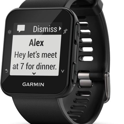 Garmin Forerunner 35 Black GPS Running Smartwatch Wrist Heart Rate 5 ATM