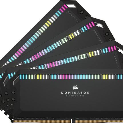 Corsair DOMINATOR PLATINUM RGB 64GB DDR5 6400MHz CL32 Desktop PC RAM Kit