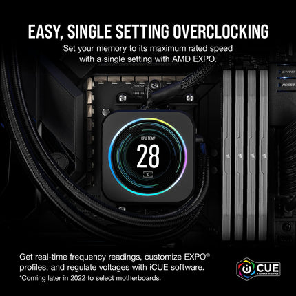 Corsair Vengeance 64GB 2 x 32GB DDR5 6000MHz CL40 UDIMM Desktop RAM Kit