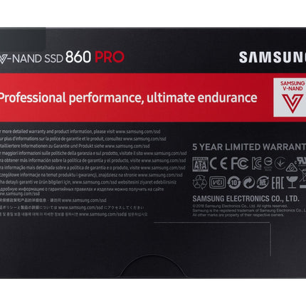 Samsung 860 PRO 4 TB SATA 2.5 Inch Internal Solid State Drive (SSD) (MZ-76P4T0), Black