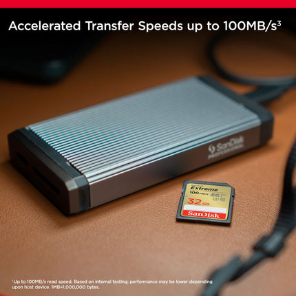 SanDisk Extreme 32GB SDHC UHS-I Class 10 U3 V30 60MB/s Write Memory Card