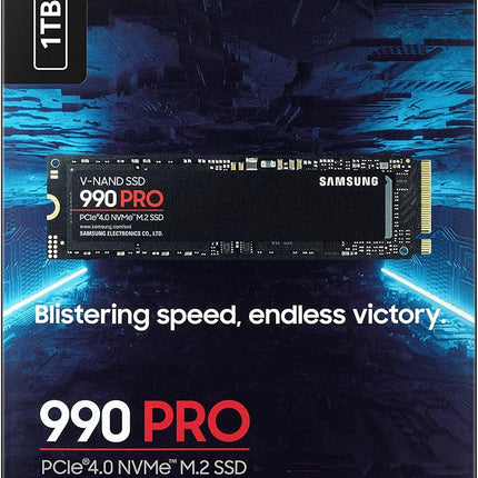 Samsung 990 PRO 1TB M.2 2280 NVMe SSD, PCIe 4.0 x4, Internal SSD Drive