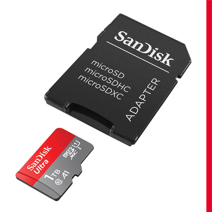 SanDisk Ultra 1TB microSDXC UHS-I U1 A1 Up to 120MB/s Read Memory Card