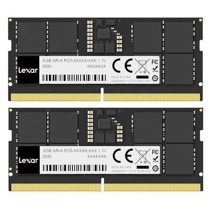 Lexar 16GB DDR5 5600MHz Laptop RAM Kit (2 x 8GB) 262-Pin SO-DIMM CL46 1.1V