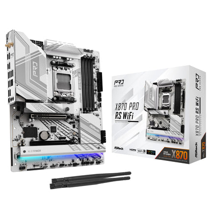 ASRock X870 Pro RS WiFi X870 AM5 ATX DDR5 USB4 PCIe 5.0 PC Motherboard