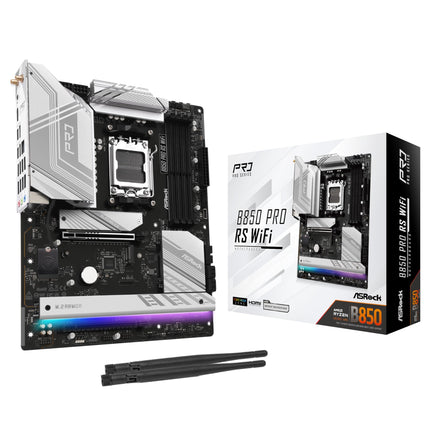 ASRock B850 Pro RS WiFi B850 AM5 ATX DDR5 PCIe 5.0 Desktop Motherboard