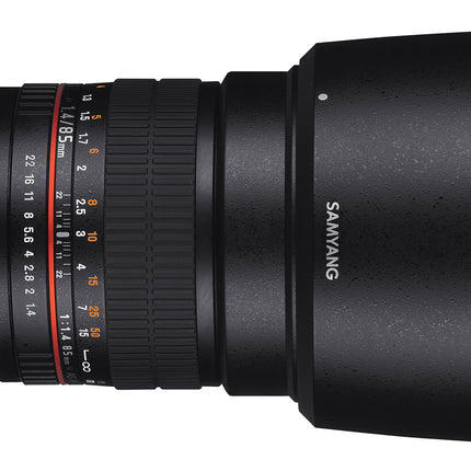Samyang 85mm F1.4 AS IF UMC Canon EF-M Manual Portrait Prime Lens Black