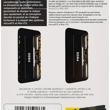 Corsair Vengeance LPX 32GB 2 x 16GB DDR4 3000MHz CL16 UDIMM Desktop RAM