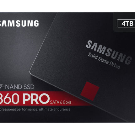 Samsung 860 PRO 4 TB SATA 2.5 Inch Internal Solid State Drive (SSD) (MZ-76P4T0), Black