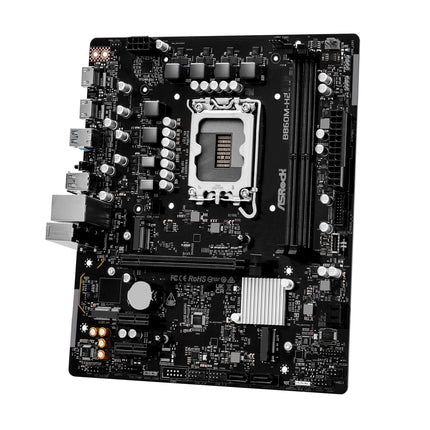 ASRock B860M-H2 Intel B860 LGA1851 DDR5 Micro-ATX Motherboard Core Ultra