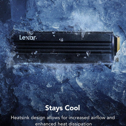 Lexar NM790 2TB M.2 2280 NVMe SSD, PCIe 4.0 x4, Internal SSD with Heatsink
