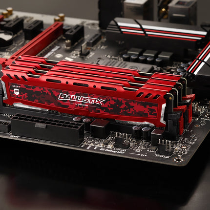 Crucial Ballistix Sport LT 32GB 4 x 8GB DDR4 2666MHz CL16 Desktop PC RAM