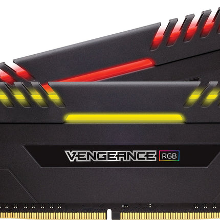 CORSAIR VENGEANCE RGB 16GB (2x8Gb) DDR4 2666MHz CL16 Desktop RAM Kit Black