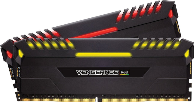 CORSAIR VENGEANCE RGB 16GB (2x8Gb) DDR4 2666MHz CL16 Desktop RAM Kit Black