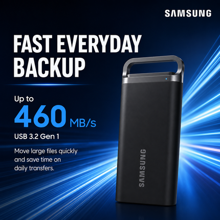 Samsung T5 EVO 2TB Portable SSD USB-C External SSD