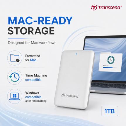 Transcend StoreJet 500 1TB Thunderbolt Portable SSD