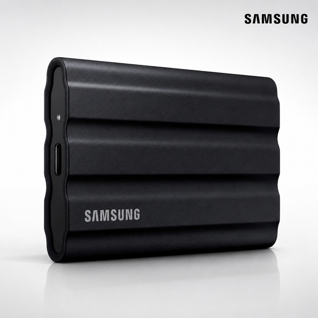 Samsung T7 Shield 4TB USB-C Rugged External SSD Black
