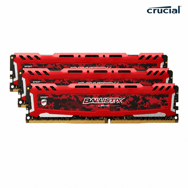 Crucial Ballistix Sport LT 32GB 4 x 8GB DDR4 2666MHz CL16 Desktop PC RAM
