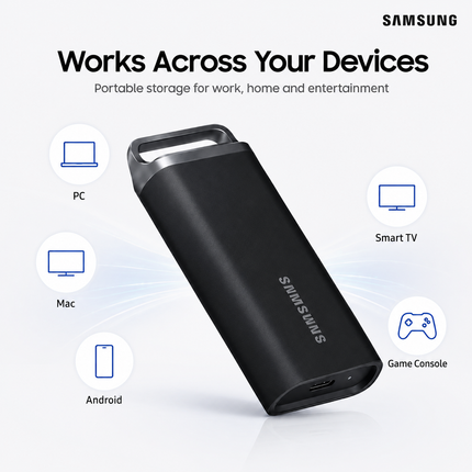 Samsung T5 EVO Portable SSD 4TB USB-C 3.2 Gen 1 External Drive