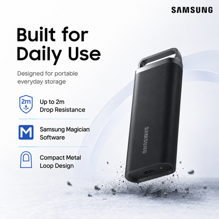 Samsung T5 EVO Portable SSD 4TB USB-C 3.2 Gen 1 External Drive