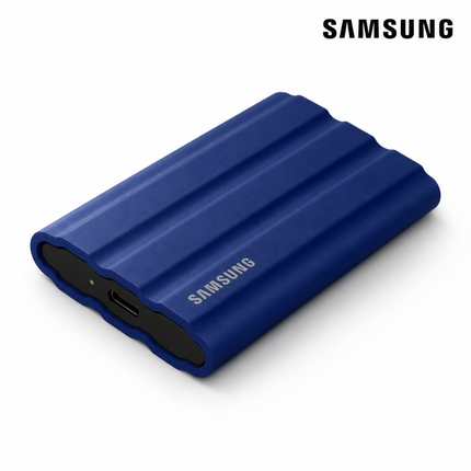 Samsung T7 Shield 1TB USB-C Portable SSD Blue