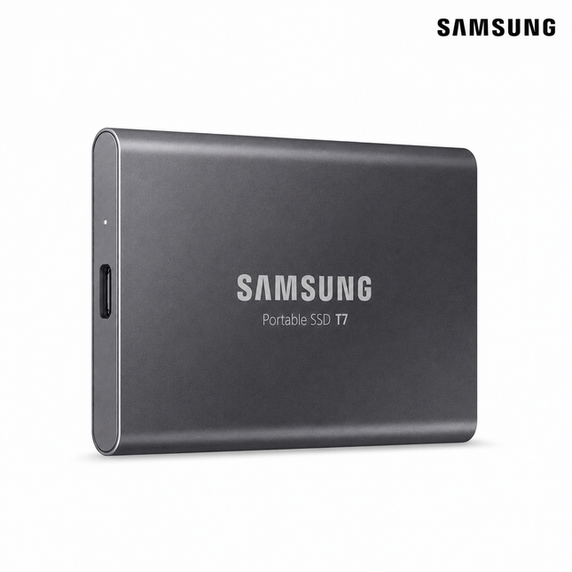 Samsung T7 2TB Portable SSD USB-C 1050MB/s Grey