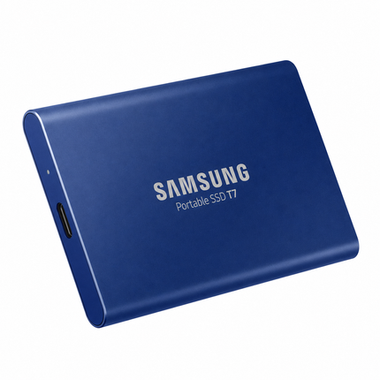 Samsung T7 1TB USB 3.2 Portable SSD Indigo Blue