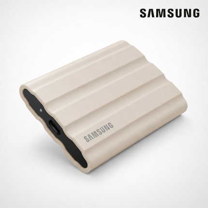 Samsung T7 Shield 2TB USB-C Portable SSD Beige