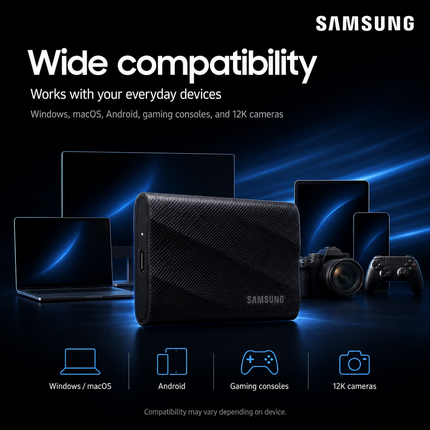 Samsung T9 1TB USB 3.2 Gen 2x2 Portable / External SSD