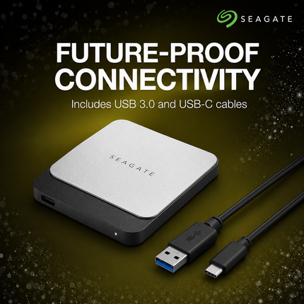Seagate Fast SSD 1TB USB-C External Solid State Drive