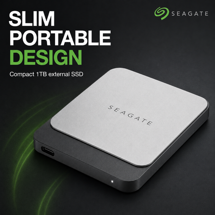 Seagate Fast SSD 1TB USB-C External Solid State Drive