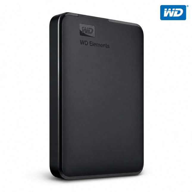 WD Elements Portable 2TB USB External Hard Drive