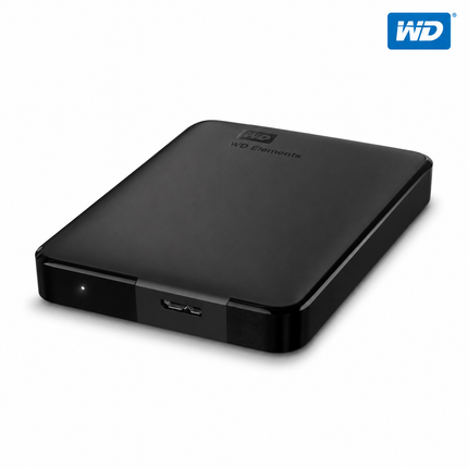 WD Elements Portable 2TB USB External Hard Drive